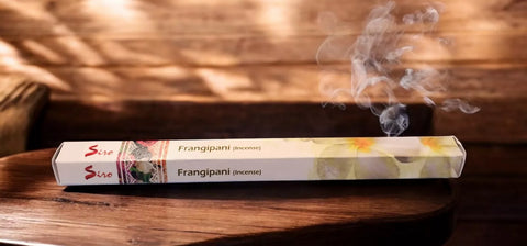 Incense Siro Brand Incense Sticks  Frangipani 6 PACKS X 20 sticks per pack Hexagonal