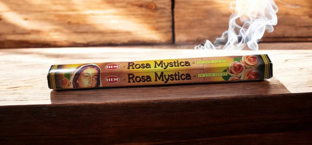 Incense HEM Brand Incense Sticks ROSA MYSTICA 20 sticks per pack Hexagonal