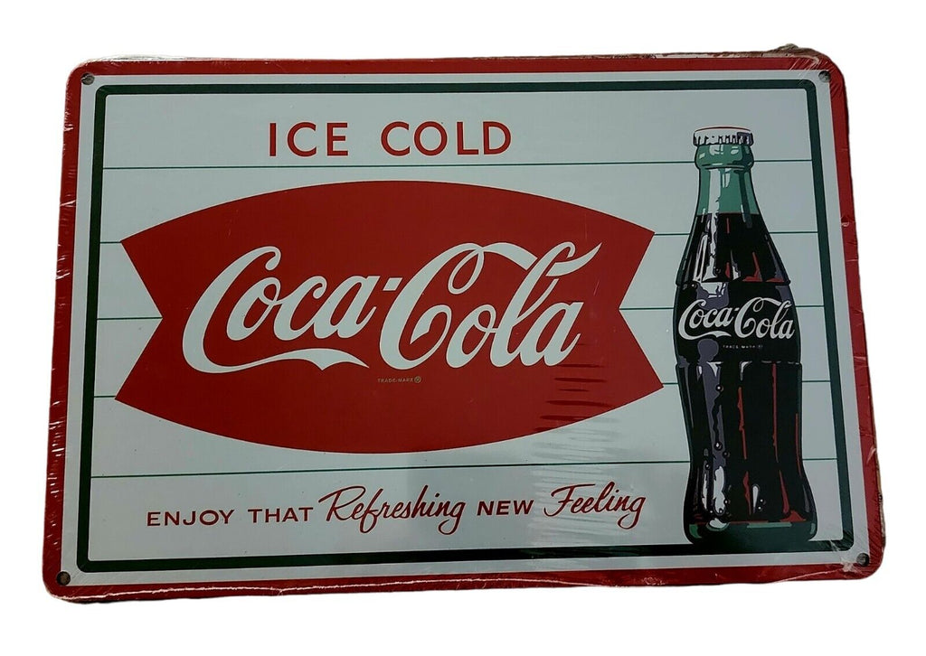 Decorative   Coca Cola Retro plate approx 30cm x 20cm #0394