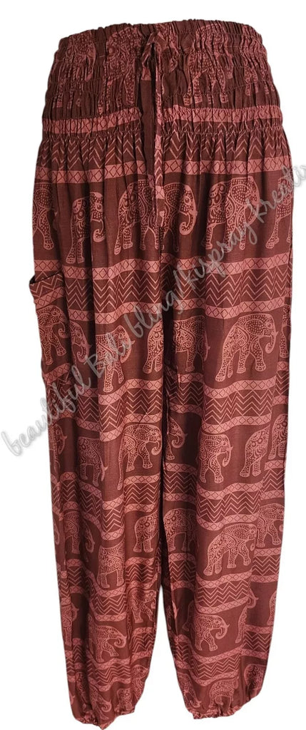 Harem  pants  Full length Elephants Suit to size 8-10 #60