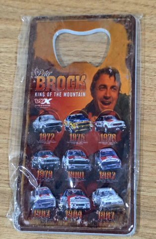Magnet Bottle opener BROCK King of the Mountain 12 x 6 cm approx