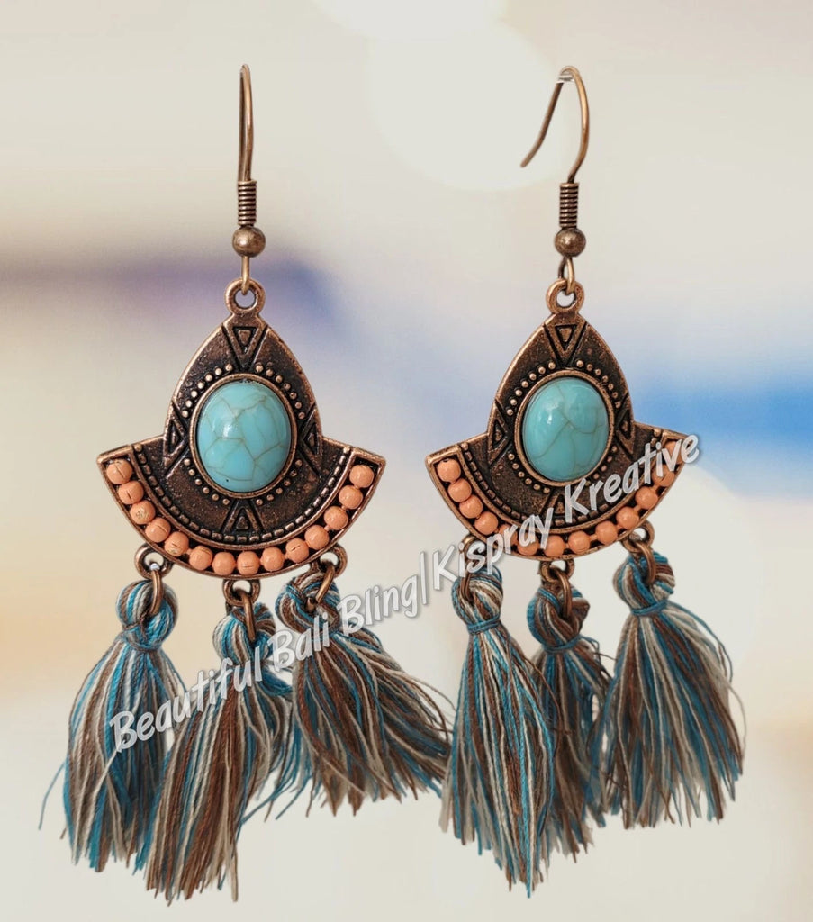 BOHO Earrings #53 complete length approx 8cm