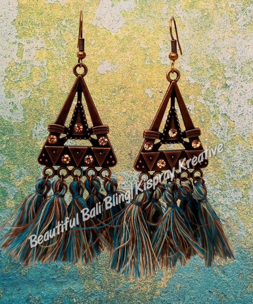 BOHO Earrings #44 complete length approx 8cm