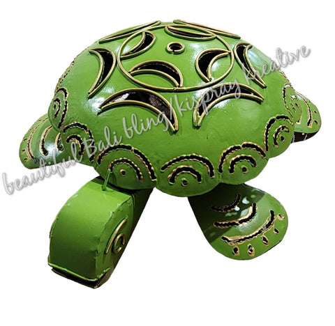 Mosquito coil holders turtle NEW Crescent style- APPLE GREEN  #0910