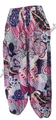 Harem  pants  Full length FLORAL BAROQUE Suit to size 8-12 #46 clothing