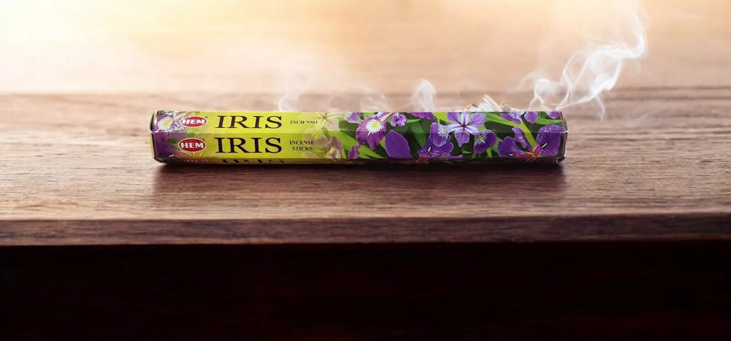 Incense HEM Brand Incense IRIS Sticks 6 PACKS X  20 sticks per pack Hexagonal