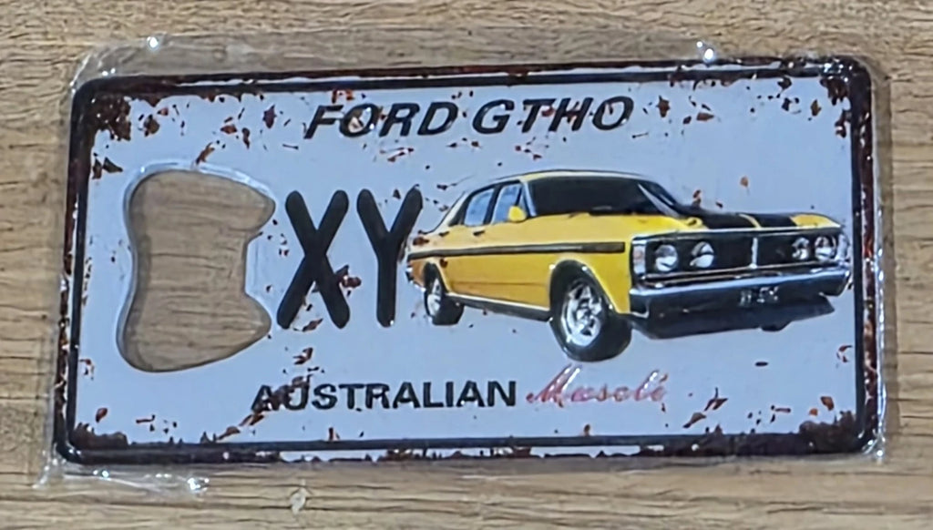 Magnet Bottle opener FORD XY GTHO 12 x 6 cm approx