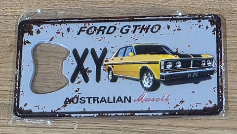 Magnet Bottle opener FORD XY GTHO 12 x 6 cm approx
