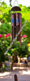 Bamboo windchime turtles pinks chime length 30 - 40cm APPROX complete length  from hook to striker APPROX 120cm