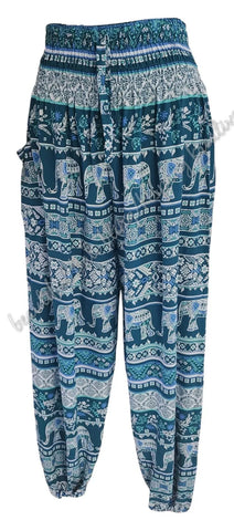 Harem  pants  Full length Elephants Suit to size 8-12 #55