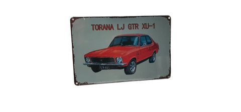 Decorative Torana LJ GTR XU-1  Retro plate approx 30cm x 20cm