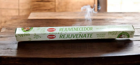 Incense HEM Brand Incense Sticks REJUVENATE 20 sticks per pack Hexagonal (B)