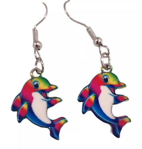 Earring, dolphin