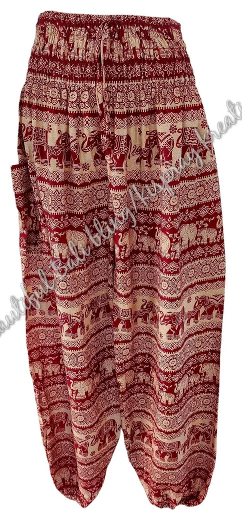 Harem  pants  Full length RED ELEPHANT  Suit to size 8-10. #41 clothing