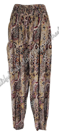 Harem  pants  Full length Paisley purples Suit to size 8-10 #56