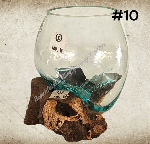 Glass  melt bowls #10