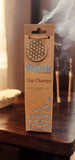 Incense cones Organic Goodness NAG CHAMPA 12 jumbo incense cones holder in a gift bag