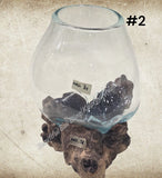 Glass  melt bowls #2