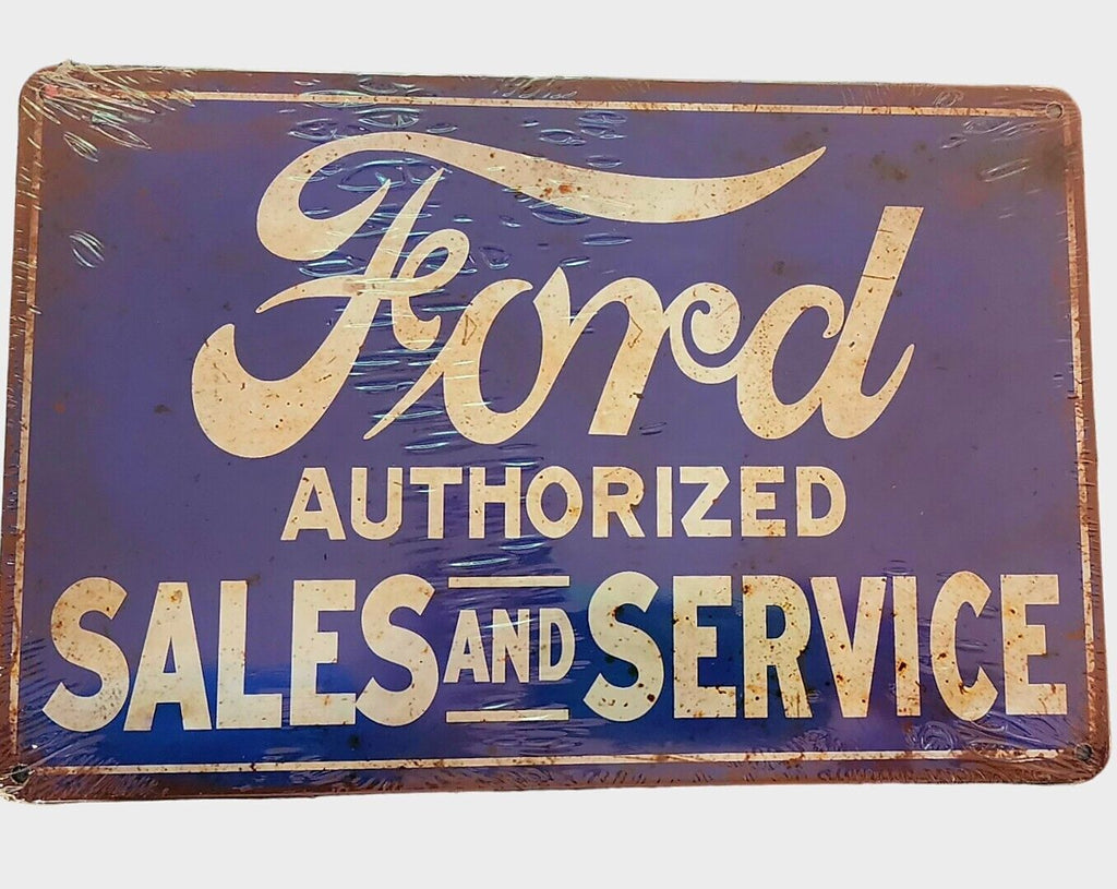 Decorative Ford Sales & service Retro plate,  approx 30cm x 20cm #0582