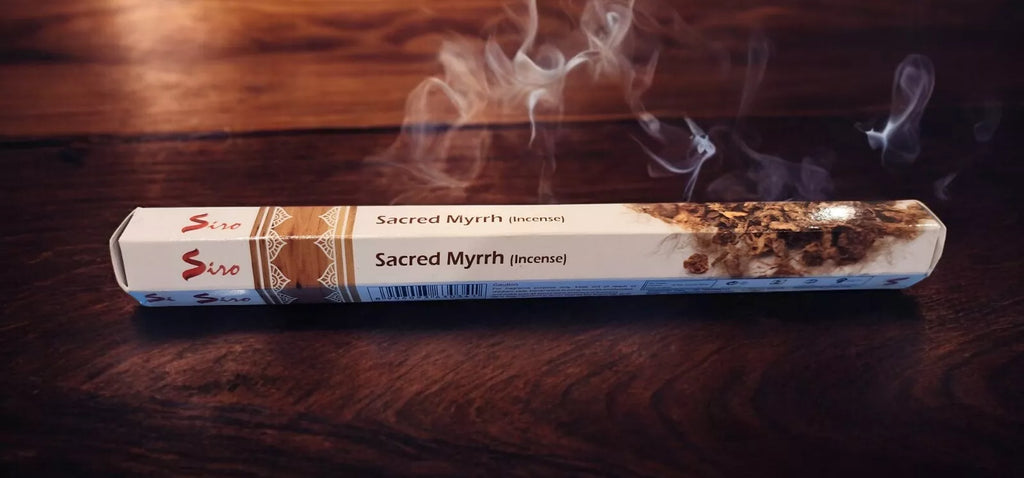 Incense Siro Brand Incense Sticks Sacred Myrrh 6 PACKS X 20 sticks per pack Hexagonal