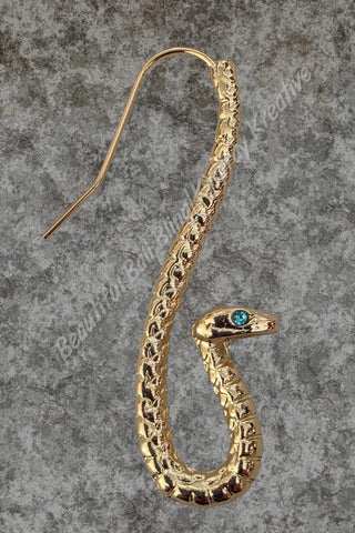 Earrings  Snake, Cobra #31 complete length approx 4 cm