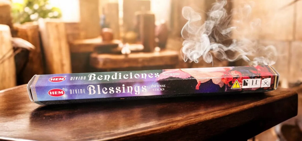 Incense HEM Brand Incense DIVINE BLESSINGS Sticks 20 sticks per pack Hexagonal