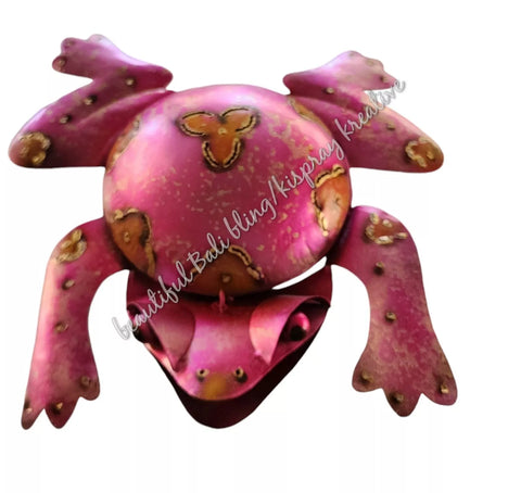 Mosquito coil holder frog PINK #2151