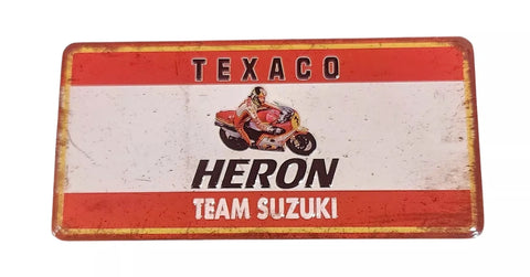 Magnet TEXACO TEAM SUZUKUI 12 x 6 cm approx #2204