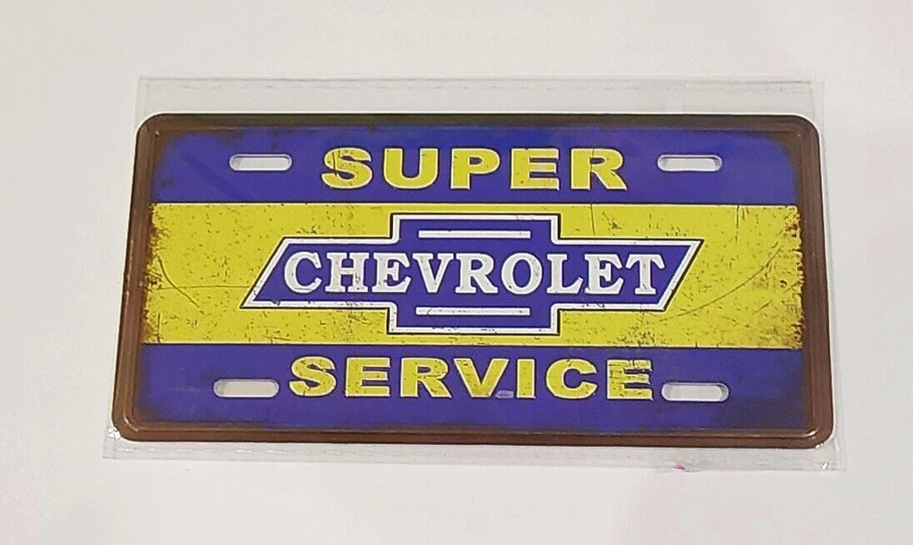 Magnet, SUPER CHEVROLET SERVICE  12 x 6 cm approx #0676