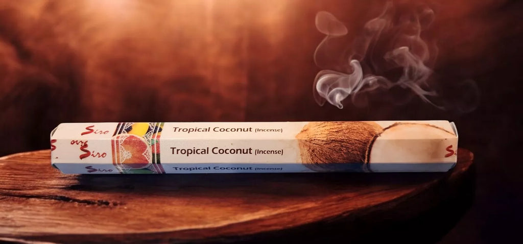 Incense Siro Brand Incense Sticks Fresh Tropical Coconut 20 sticks per pack Hexagonal