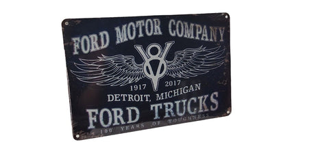 Decorative Ford Motor Company Trucks Retro plate approx 30cm x 20cm