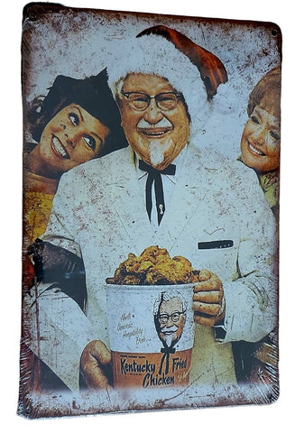 Decorative KFC Retro plate,  approx 30cm x 20cm