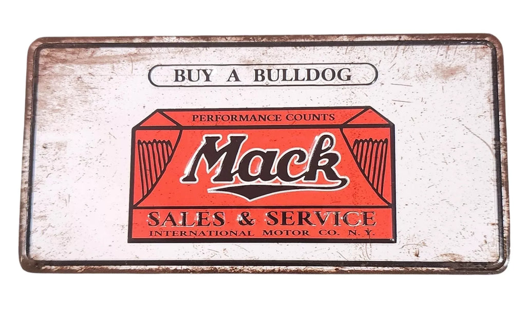 Magnet MACK SALES & SERVICE  12 x 6 cm approx #2212