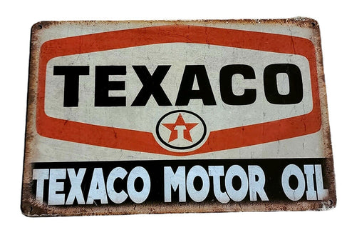 Decorative Texaco  Retro plate,  approx 30cm x 20cm #0401