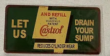 Magnet CASTROL 12 x 6 cm approx #0622