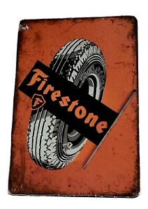 Decorative Firestone Retro plate,  approx 30cm x 20cm