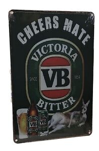 Decorative VB Bitter Cheers Mate retro plate approx 30cm x 20cm