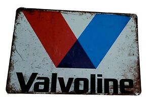 Decorative Valvoline Retro plate,  approx 30cm x 20cm