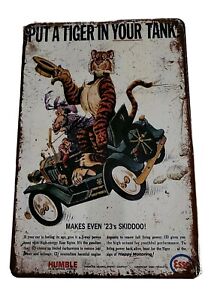 Decorative Esso put a tiger in your tank Retro plate,  approx 30cm x 20cm