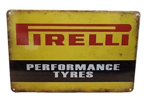 Decorative Pirelli Retro plate,  approx 30cm x 20cm #0417