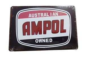 Decorative Ampol Retro plate,  approx 30cm x 20cm #0373