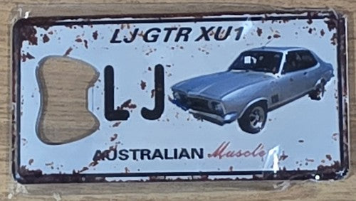 Magnet Bottle opener LJ GTR  XU1  12 x 6 cm approx