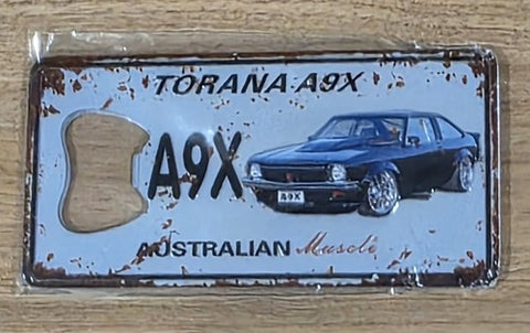 Magnet Bottle opener HOLDEN TORANA A9X  12 x 6 cm approx