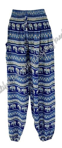 Harem  pants  Full length Elephants Suit to size 8-10 #53 clothing