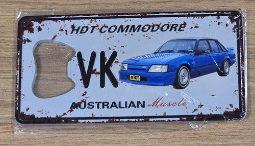 Magnet  Bottle opener COMMODORE VK  12 x 6 cm approx