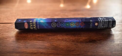 Incense HEM Brand Incense Sticks 7 CHAKRAS 20 sticks per pack Hexagonal