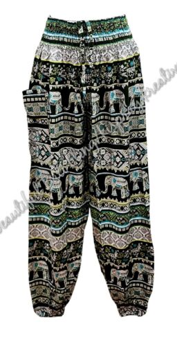 Harem  pants  Full length GREENS ELEPHANT  Suit to size 8-10. #32 clothing