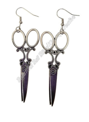 Earrings  Scissors #30 complete length approx 8 cm