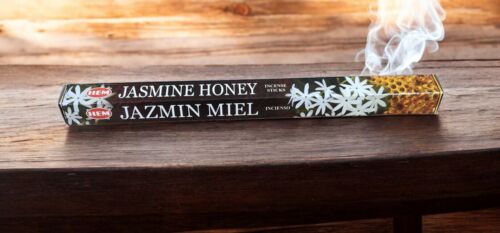 HEM Brand Incense Sticks  JASMINE HONEY 20 sticks per pack Hexagonal (B)