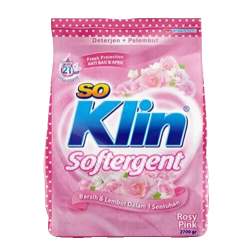 So Klin ROSY PINK POWDER detergent + softener 520 g